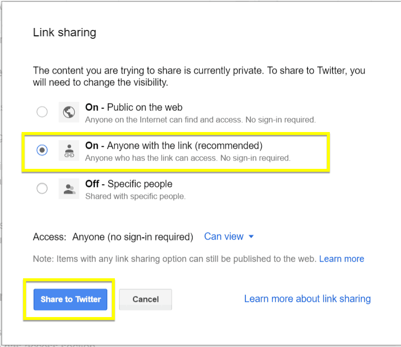 how to make a shared google drive