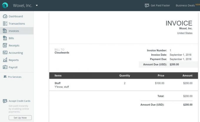 move wave invoices from one business to another