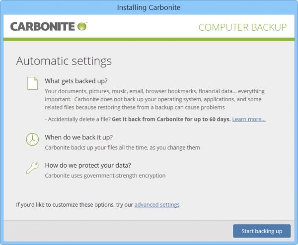carbonite online backups