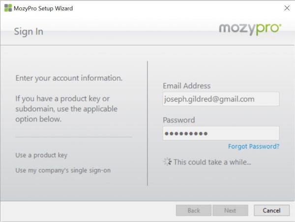 mozypro download client