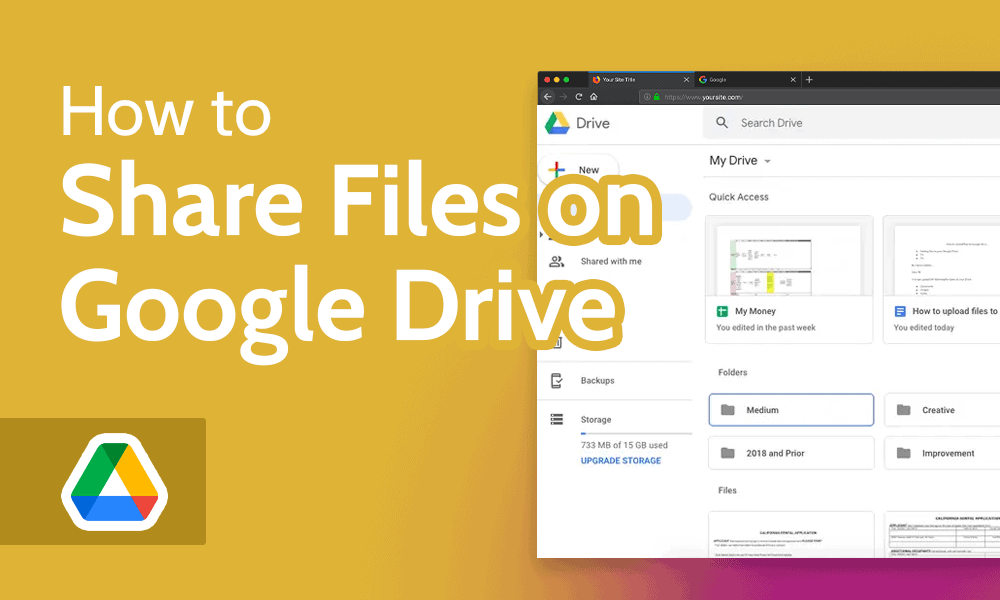 How to Upload Video Google Drive and Share With Friend 