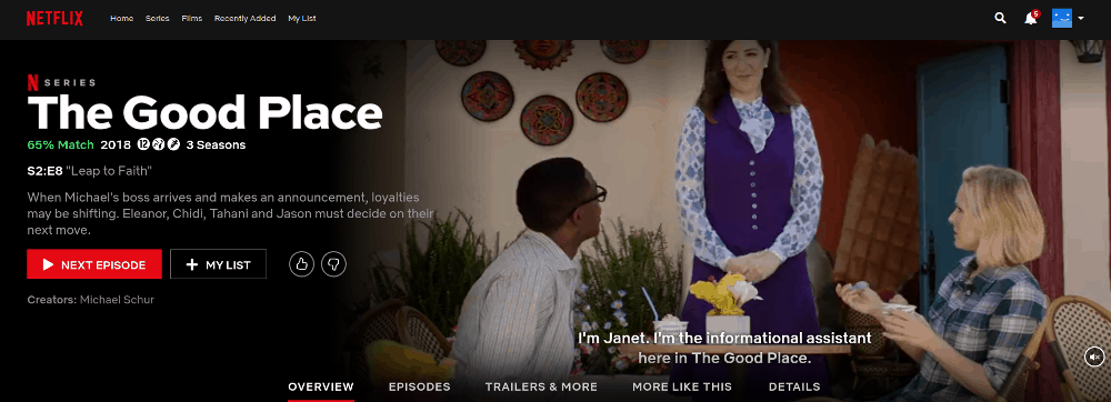 The good place watch on sale online