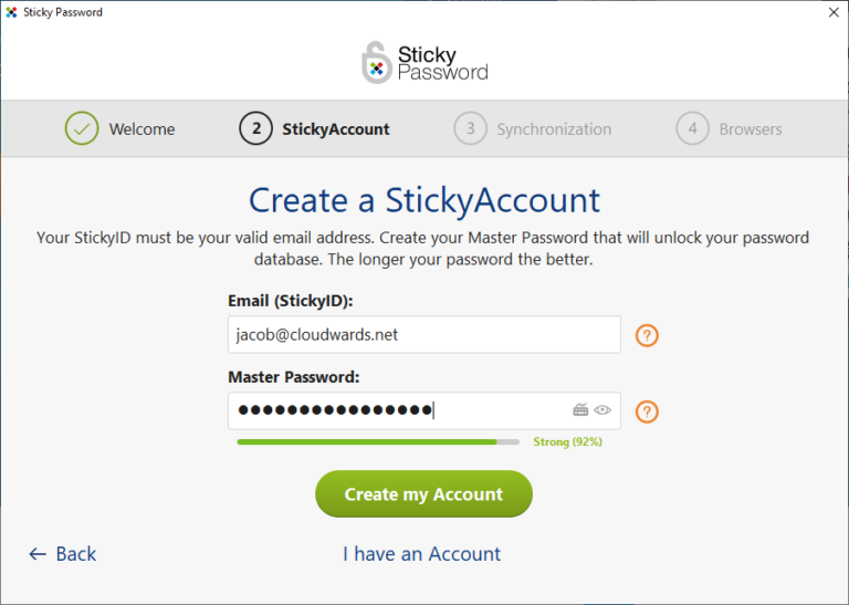 sticky password import
