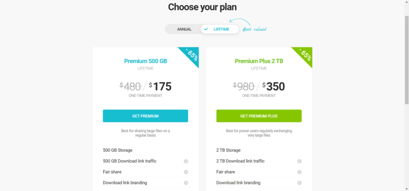 pcloud cloud storage service pricing plans