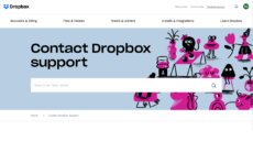 dropbox call support
