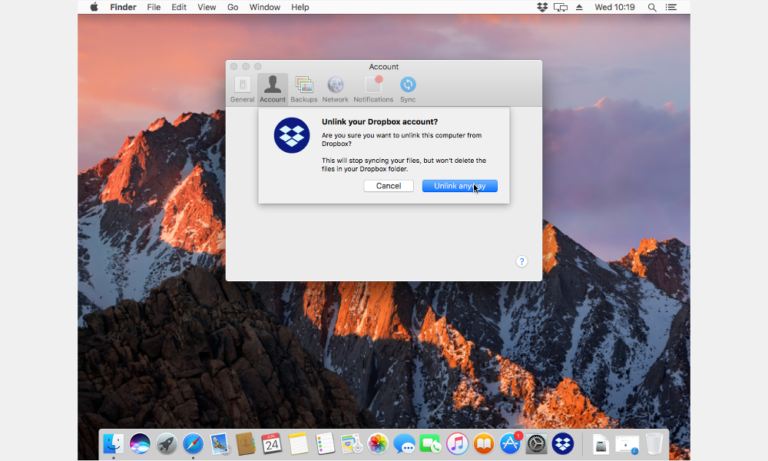 how to uninstall dropbox on mac