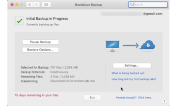 backblaze mac backup