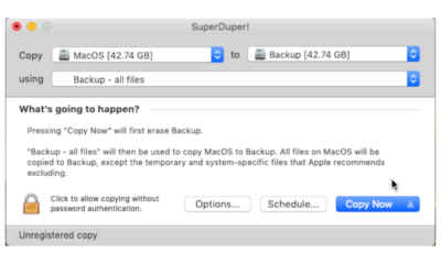 mac backup guru vs superduper
