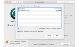 backup mac to icloud using time machine