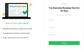 evernote pricing per month