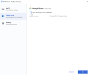 how to stop google drive sync on pc