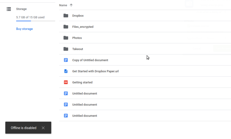 google drive backup and sync to tablet