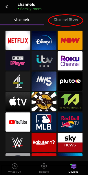 The Chosen, TV App, Roku Channel Store