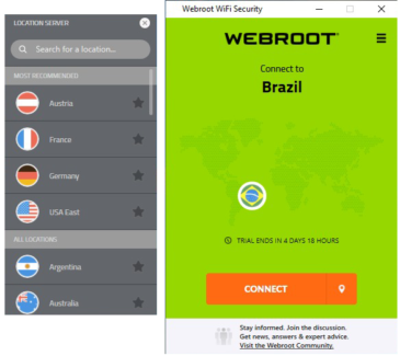 webroot free cloud