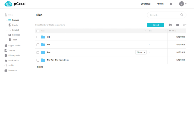 pcloud drive encryption