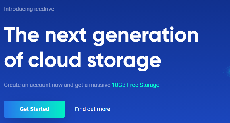 Mac cloud storage Icedrive CTA