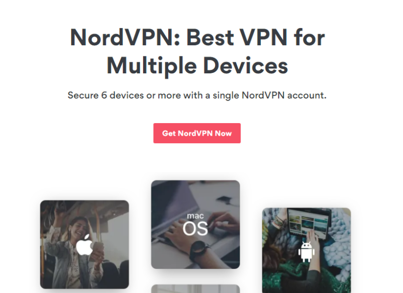 NordVPN is available on multiple devices