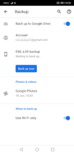 android backup photos to google drive
