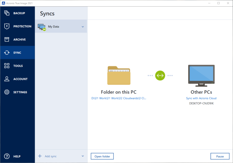 Acronis sync agent service что это