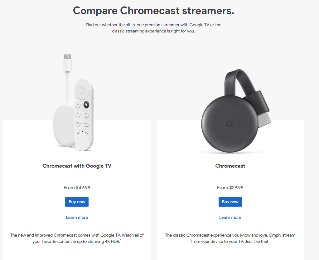 Wirelessly Stream Content with Google Chromecast 4K