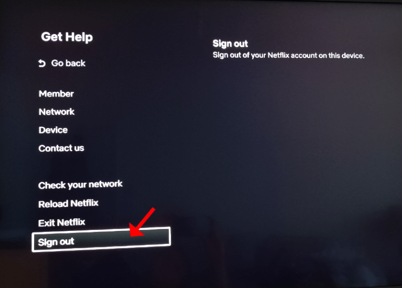 how to log out of netflix on roku sign out