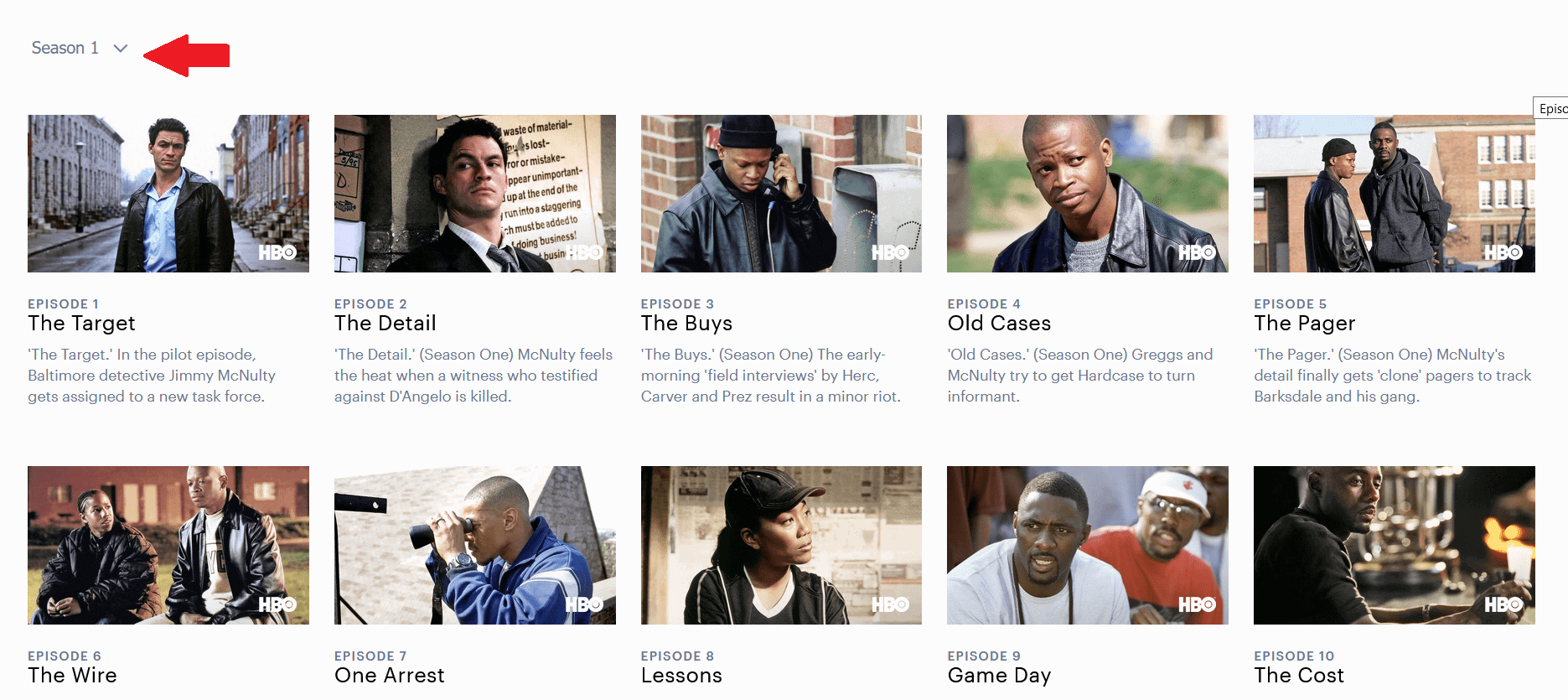 The Wire - watch tv series streaming online