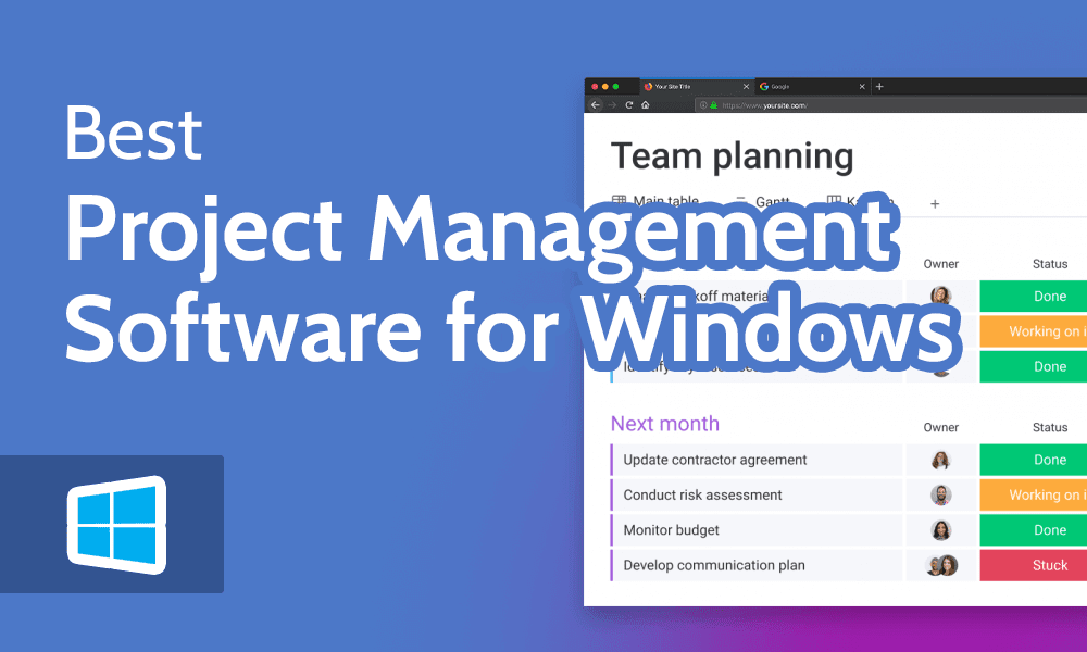 Best Project Management Software for Windows for
