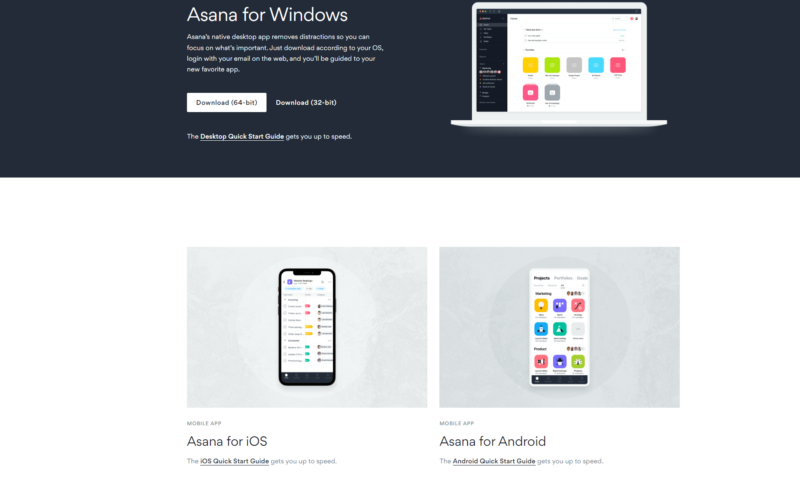 Download the Asana App for Mobile and Desktop • Asana