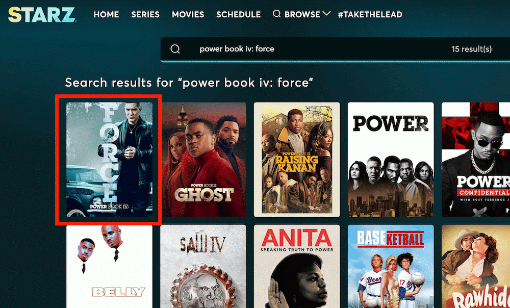 Power Book IV: Force - Starz Series - Where To Watch