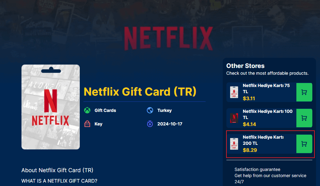 Netflix Gift Cards  Netflix Help Center