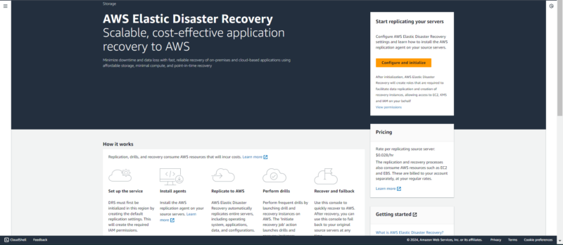 AWS Elastic Disaster Recovery