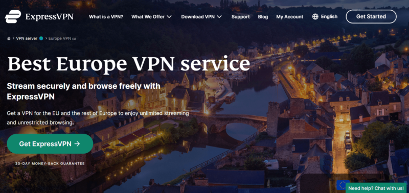 expressvpn europe homepage