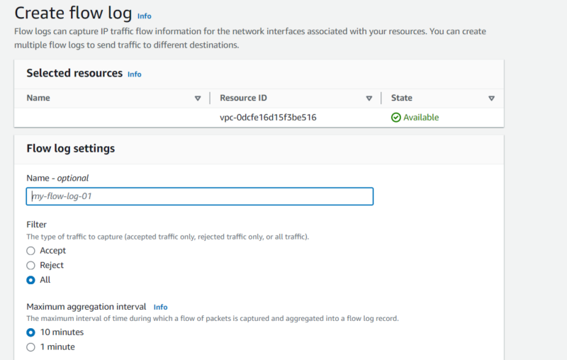 vpc flow logs