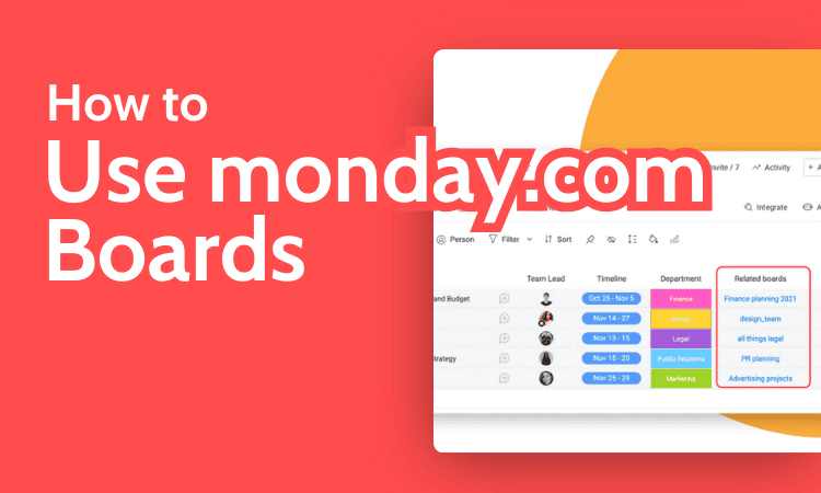 How to Use monday.com Boards