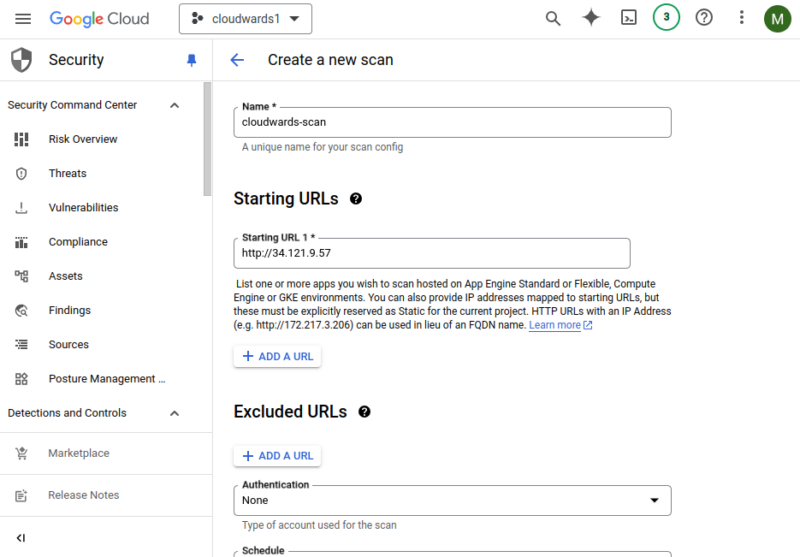 cloud web security scanner