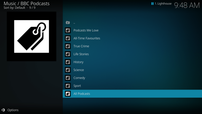 kodi bbcpodcasts