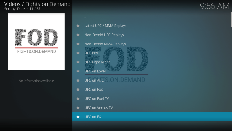 kodi fightsondemand