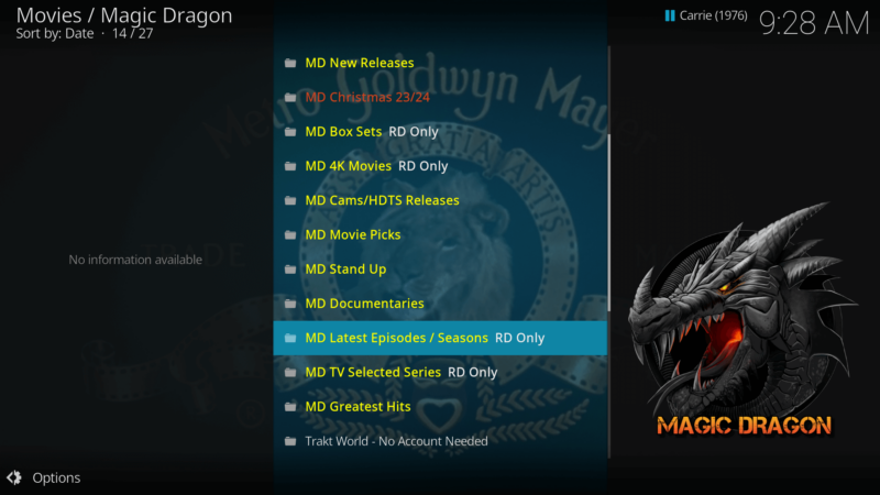 kodi magicdragon