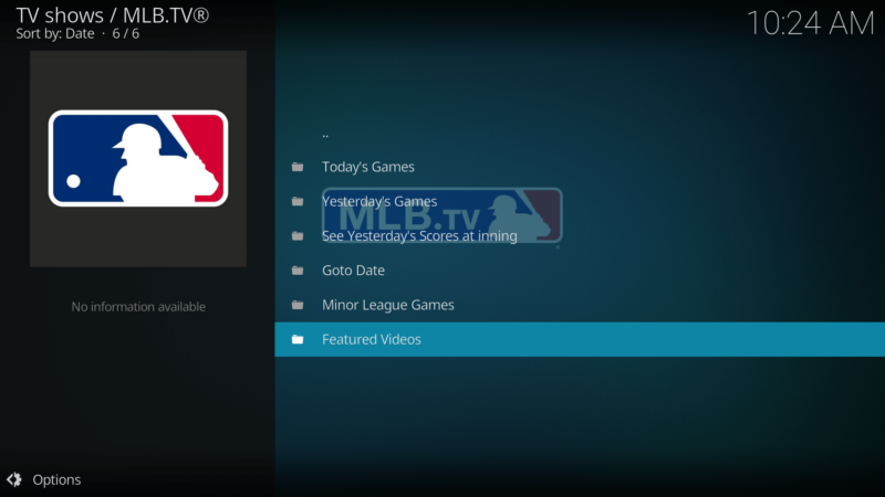 kodi mlbtv