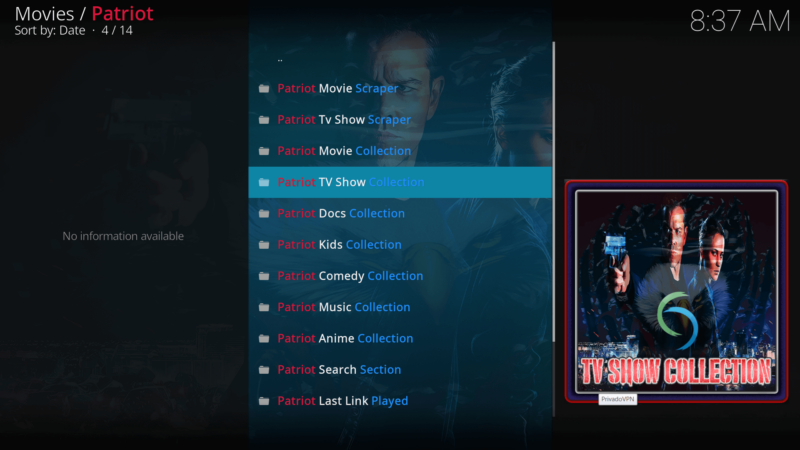 kodi patriot