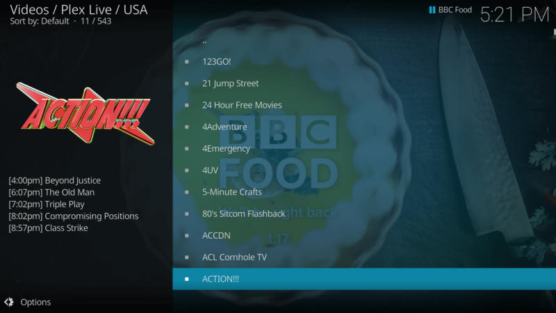 kodi plex