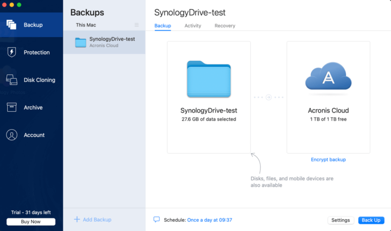 acronis cloud backup