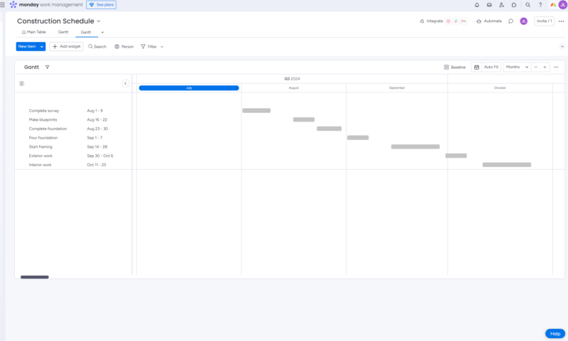 construction management template