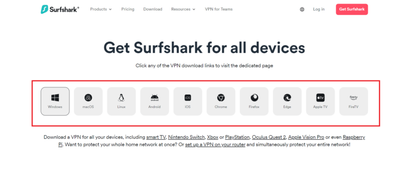 download surfshark