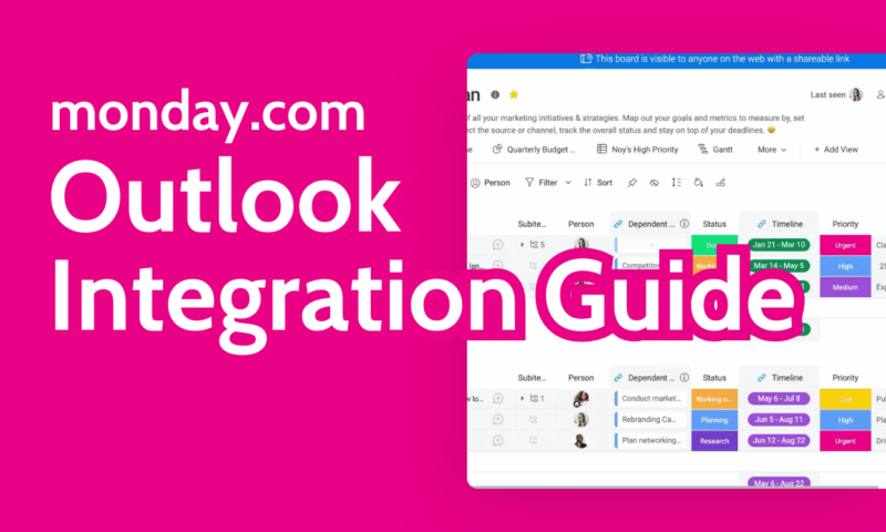 monday.com Outlook Integration