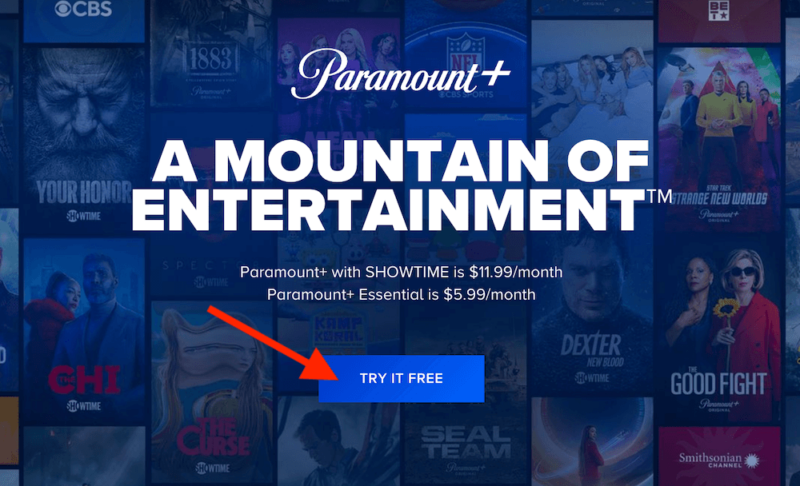 paramount plus free trial