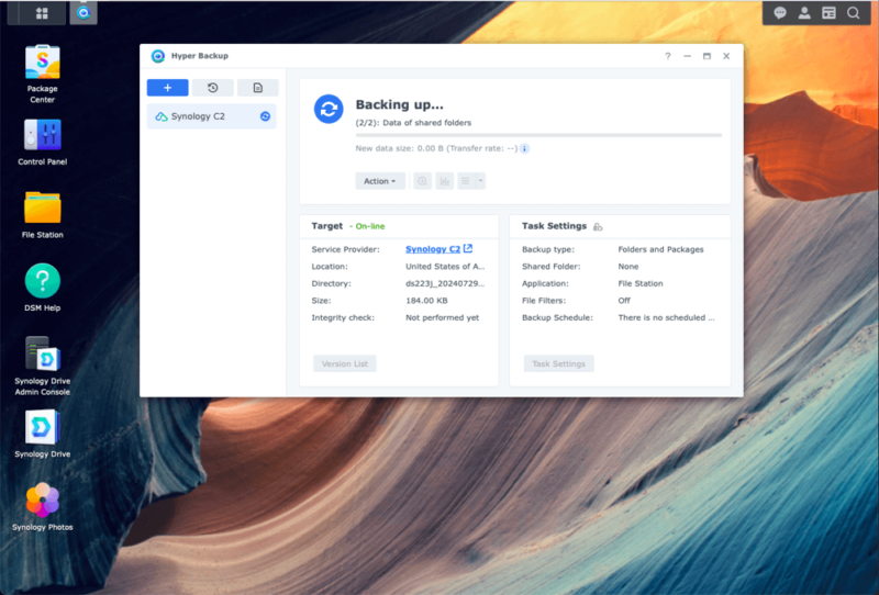 synologyc2 backup