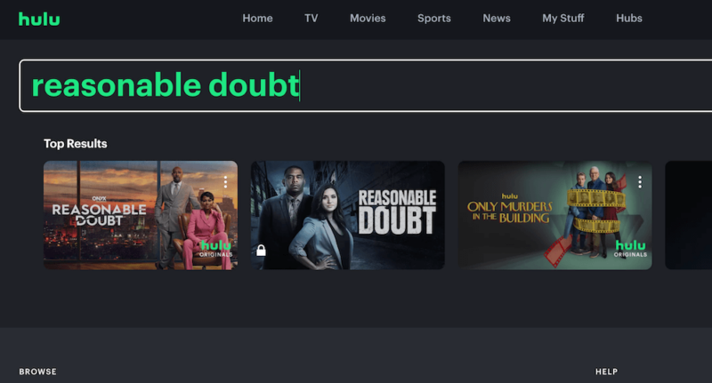 where to watch reasonable doubt season 2 hulu