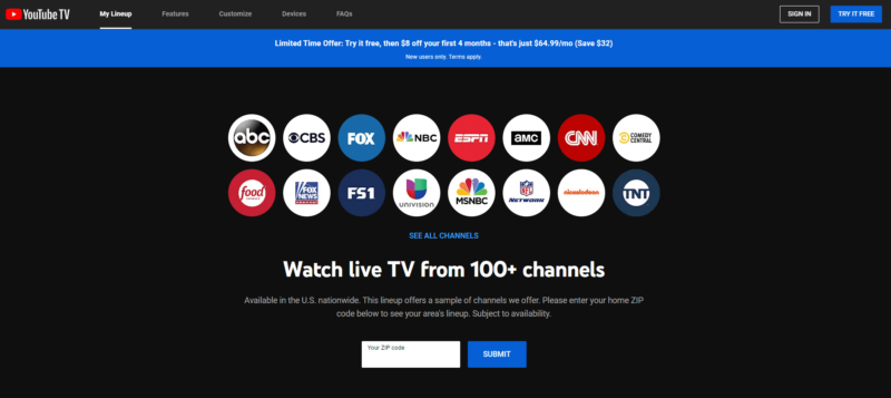 youtube tv