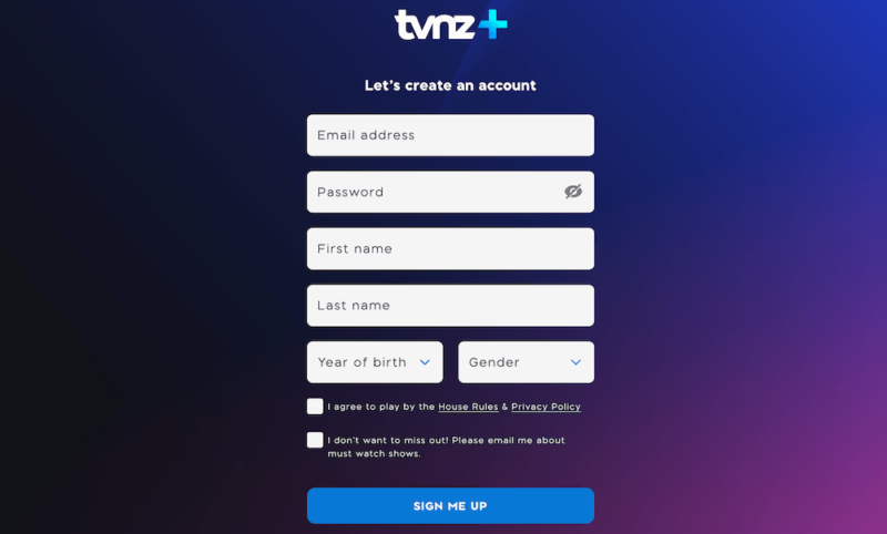 tvnz sign up